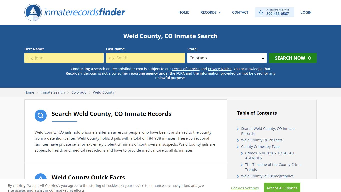 Weld County, CO Inmate Lookup & Jail Records Online